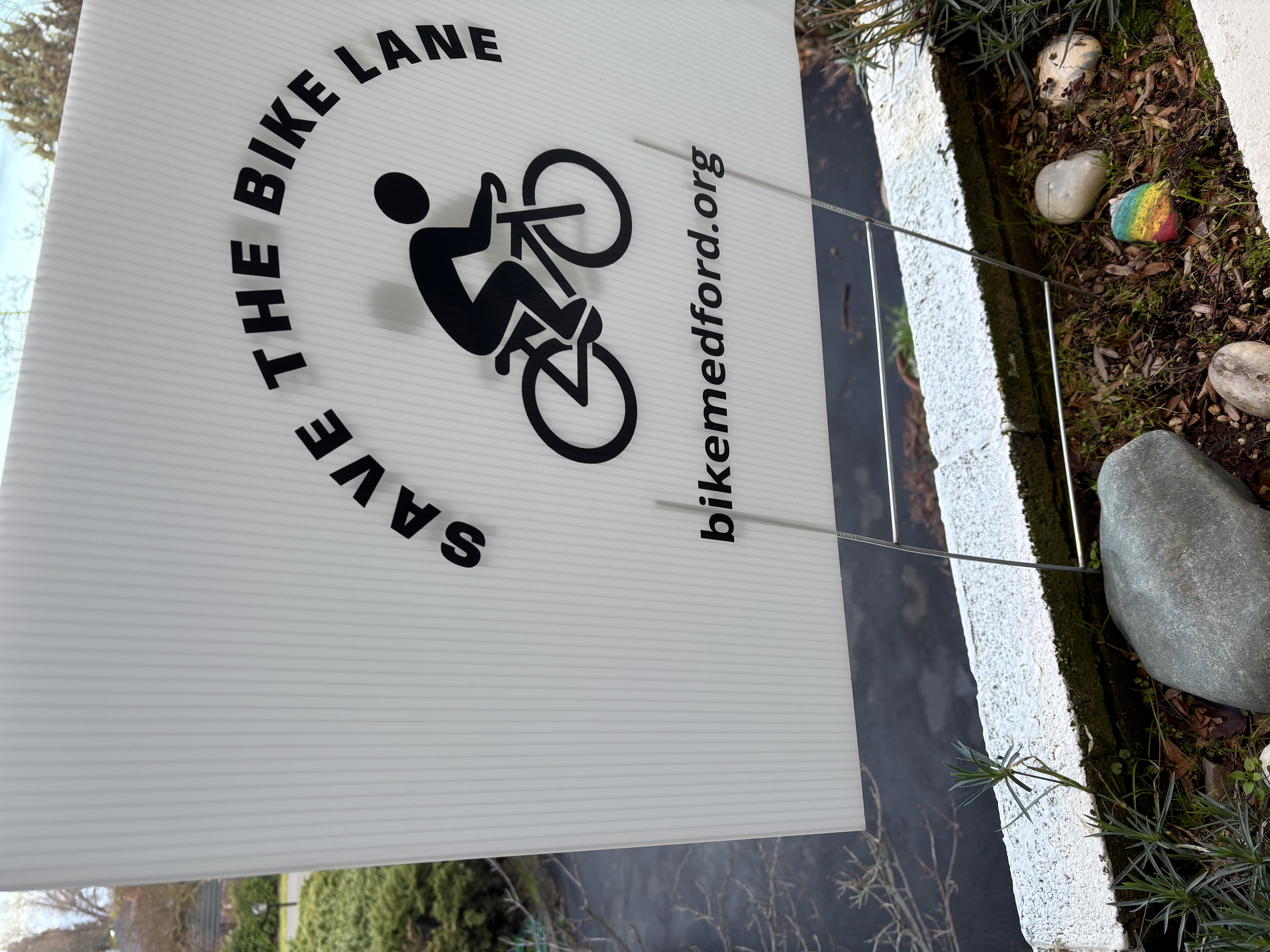 Save the Bike Lane Signs Spotted in the Wild
